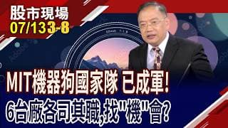 挾非紅供應鏈優勢 政策推機器狗國家隊打世界盃!所羅門享AI紅利,漲升不斷?仁寶.英業達闖出陣線?｜20260713(第3/8段)股市現場*鄭明娟(馬明河)