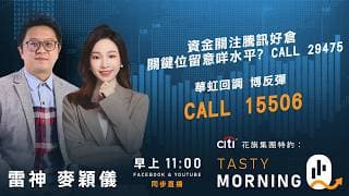 大模型減價點解讀? 智譜吼位部署 CALL 15543 華虹回調 博反彈 CALL 15506｜雷神｜Tasty Morning Q 2026-07-28