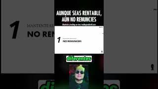 Aunque seas rentable, aún no renuncies