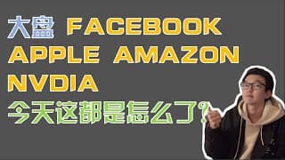 美股趋势分析｜大盘 facebook Apple Amazon Nvidia 今天这都是怎么了？「张艾迪」