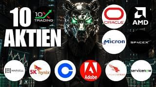 🚨 10 AKTIEN 🕵🏼 Oracle AMD Micron SpaceX ServiceNow Crowdstrike Adobe Coinbase SK Hynix Marvell