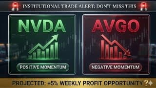 NVDA vs AVGO — 2 Big Trades This Monday! (5% Profit?)