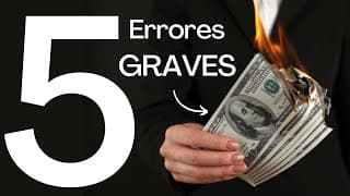 🛑 Los 5 errores de inversión que destruyen carteras: CÓMO EVITARLOS