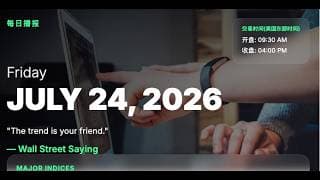 【美股期权】  7/24/26 每日播报