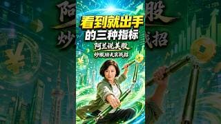 看到就出手的三种指标 #阿兰说美股 #炒股功夫 #投資 #美股 #trading
