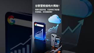 谷歌营收结构大揭秘！搜索仍是基本盘，云业务和订阅设备快速崛起，未来战略清晰！