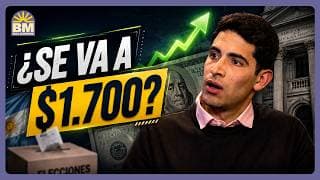 💵 ¿Dólar a $1.700? La estrategia para llegar cubierto a las elecciones de 2027 | #BullMorning
