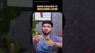 Rupee Hits All-Time Low | USD/INR Near 96 Explained #shorts