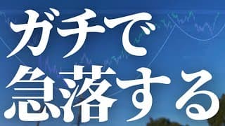【1172話】マジで急落します。気をつけてください。