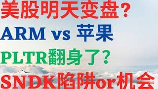 美股1163|美股明天变盘吗?ARM和苹果该买哪支美股呢?PLTR彻底翻盘了吗?SNDK是陷阱还是机会? #pltr #arm #aapl #sndk #美股分析 #drmikeinvest