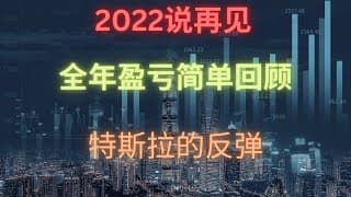 【美股投资】2022说拜拜了，全年回顾。盈利和2023展望。2022年12月30日