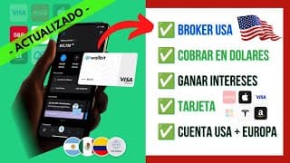 🤔 El Mejor BROKER Regulado en USA para Latinos❓ ➕ TARJETA 💳 ➕ INTERESES en USD ➕ Cuenta Bancaria 🏦