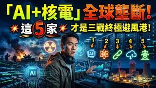 還在死盯著黃金和石油？大錯特錯！這5家壟斷全球「AI算力與核電網路」的底層巨頭，才是三戰邊緣的終極避風港！#AI投資 #核能產業 #避險資產 #全球地緣政治 #財經分析 #算力經濟 #投資 #ai