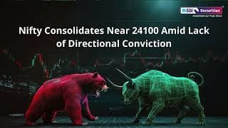Nifty Consolidates Near 24100 Amid Lack of Directional Conviction