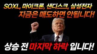 여기가 바닥 입니다! (마이크론, 샌디스크, SOXX, SOXL, 마벨 테크놀로지, 엔비디아, 아이온큐, 리게티 컴퓨팅, 디웨이브 퀀텀, 팔란티어, 삼성전자, XLE)