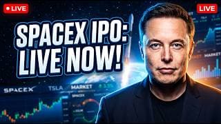 LIVE NOW: SPACEX IPO TRADING AT $160