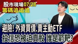 籌碼追追追!熊本地震,台積電安好?威剛H1爆賺6個股本 即時解讀!金融股成法人共識避風港 小心投信賣壓股｜20260728(第8/8段)股市現場*鄭明娟(胡毓棠)
