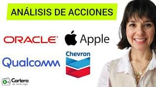 ANÁLISIS TÉCNICO DE ACCIONES PARA NO PERDER DINERO: ORACLE, APPLE, QUALCOMM y CHEVRON