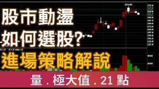 股市震盪下的選股與進場策略解說 | 廖兄 | 股市教學