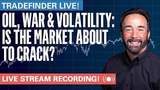 TradeFinder LIVE! Oil, War & Volatility: Is the Market About to Crack?  #stocks #elliottwave