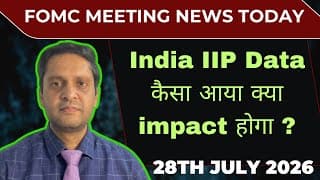Nifty analysis of 29th july 26|India IIP data|India Manufacture production data|US iran latest news