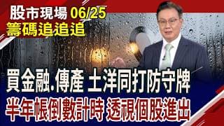 聯電被投信結帳?金融股漲多被提款!世界今亮燈漲停 外資先賣,轉去誰?距半年報結帳僅剩3交易日 法人照拚?｜20260625(籌碼追追追)股市現場*曾鐘玉(李世新)