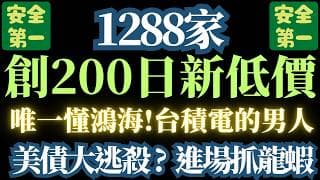【台積電拉緊報!】跌破關鍵點，520【反二日法則待命援救】鹿死誰手。精彩可期。