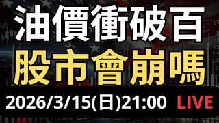 緊急直播！油價漲破百元！股市崩定了？必看這指標！
