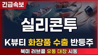 [실리콘투 주가전망] 북미 러브콜 받은 K뷰티 대장, 매물벽 넘을까 #실리콘투 #실리콘투주가 #실리콘투전망