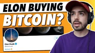 Is Elon building a position in Bitcoin for himself and Tesla?