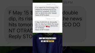 We got the Ford news 2 days early and THIS is what happened