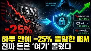 IBM은 25% 역사적 폭락인데, ‘여기’는 폭등했다?! AI ‘진짜’ 수혜주는 어디? (feat. 2분기 잠정 실적 발표)