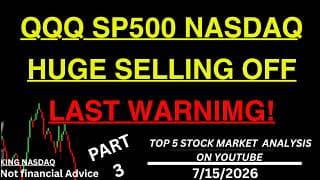 LAST WARNING! QQQ & SP500 ABOUT TO SELL OFF HARD ! DAYS AWAY! - msft apple meta Tesla mu stock chart
