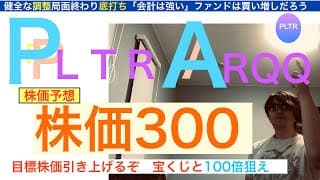 PLTRパランティア「株価３００」予想目標引上げ,ARQQアーキット宝くじで１００倍狙え。NVDAを超える時価総額１兆ドルを目指すだろうと思う。保有し続けろ【全力次のテスラ】株価テンバガー