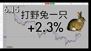 今天日内打野兔一只，其他会员打英伟达crwv的野牛，这几天我也要准备打野牛