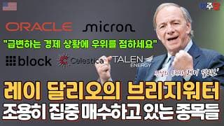 최대 헤지펀드 '브리지워터'가 혼란스러운 최근 장에서 집중 매수한 종목들은 뭘까