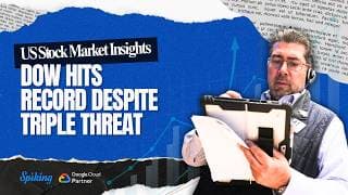 Dow Hits Record Despite Triple Threat