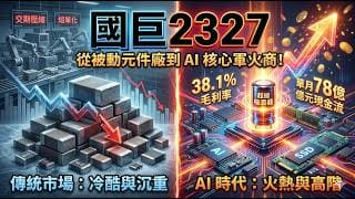 不只懂漲價！國巨(2327)掌握AI伺服器「關鍵命脈」，毛利破歷史天花板的財富密碼大公開！